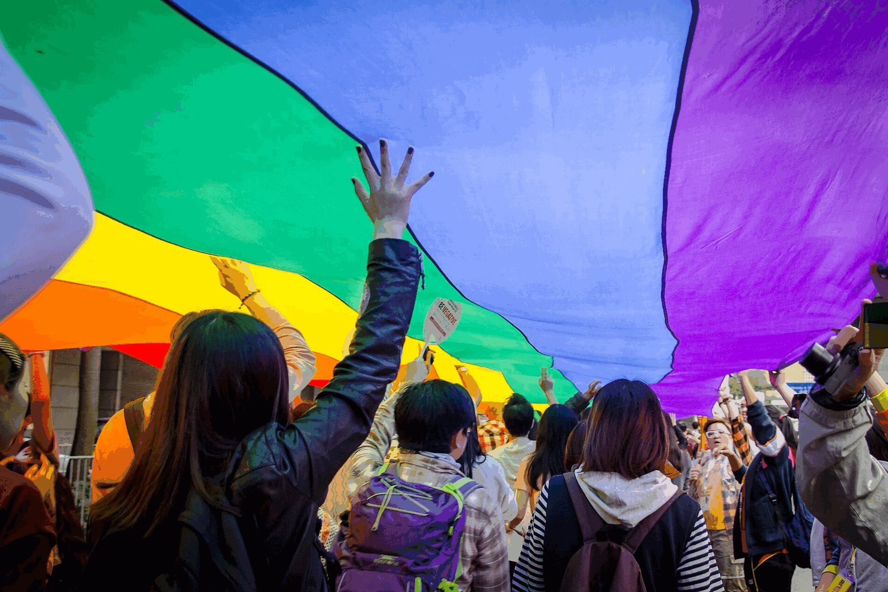 Hong Kong's Vanishing Rainbow Shows How China's Social Control Travels