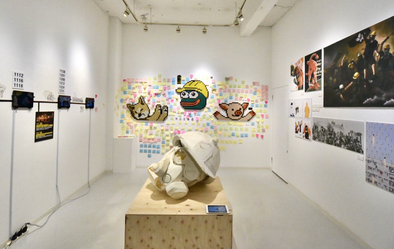 Hong Kong's 'Exhibition of Unfreedom' in Ginza, Tokyo