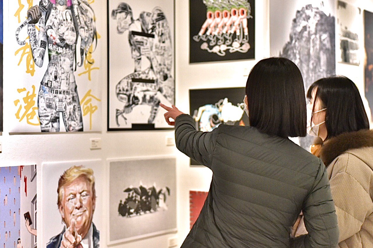 Hong Kong's 'Exhibition of Unfreedom' in Ginza, Tokyo — 6 of 23