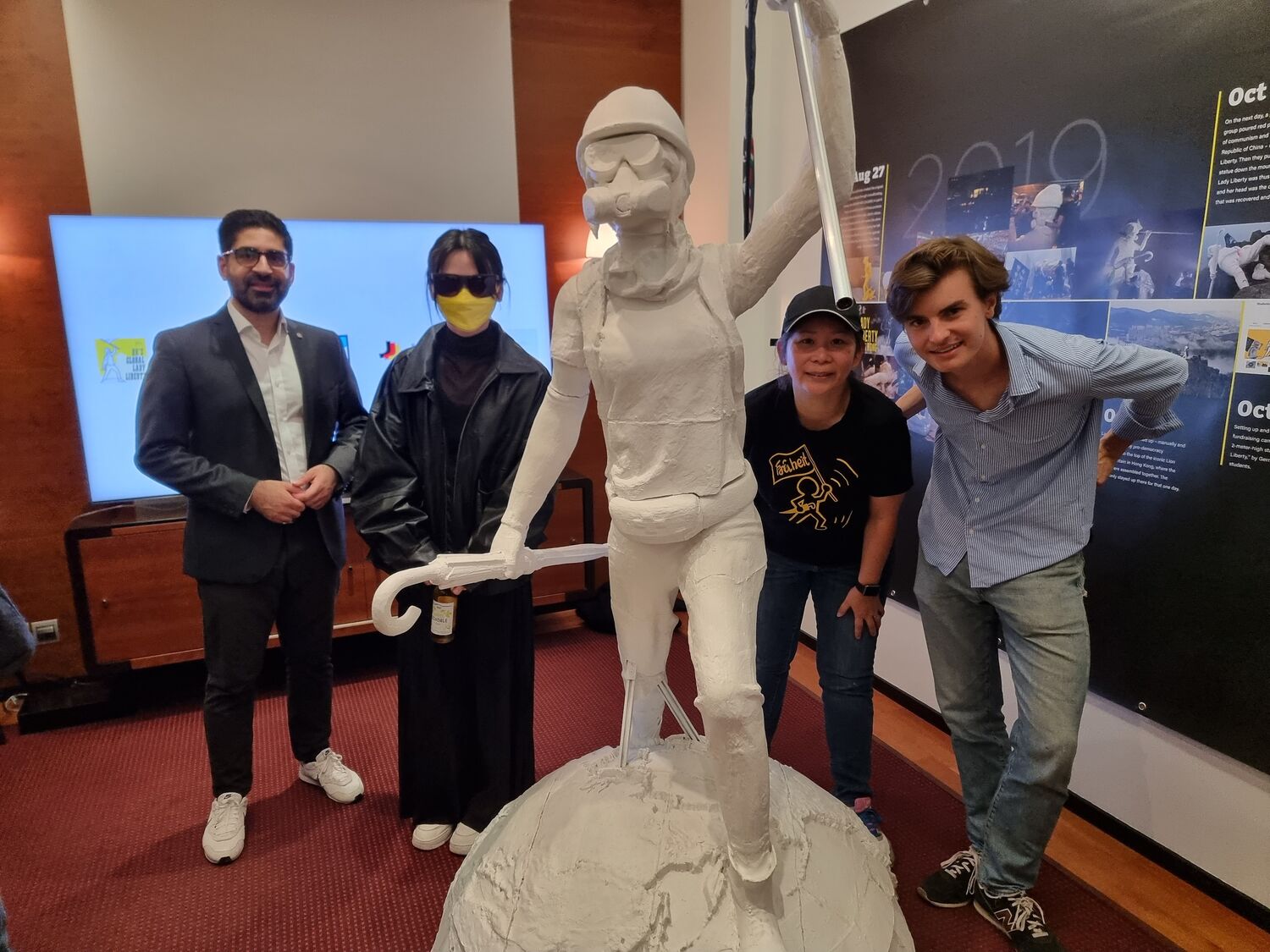 Global Lady Liberty HK Unveiled in Frankfurt
