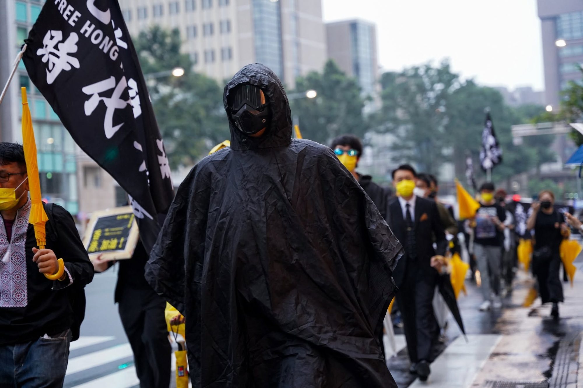 Japan's Democratic Frontline: 4th Anniversary of Hong Kong Protests — Tokyo March — 2 of 9
