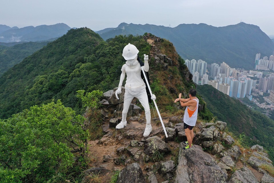 Lady Liberty HK Ascends Lion Rock — 4 of 15