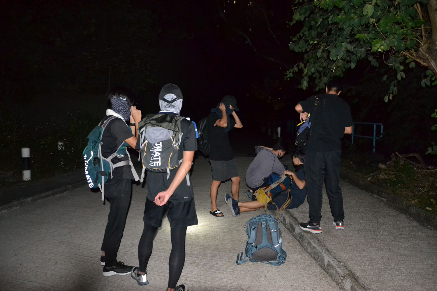 Lady Liberty HK Team Climbs Lion Rock in the Dead of Night to Recover the Statue's Remains — 2 of 6