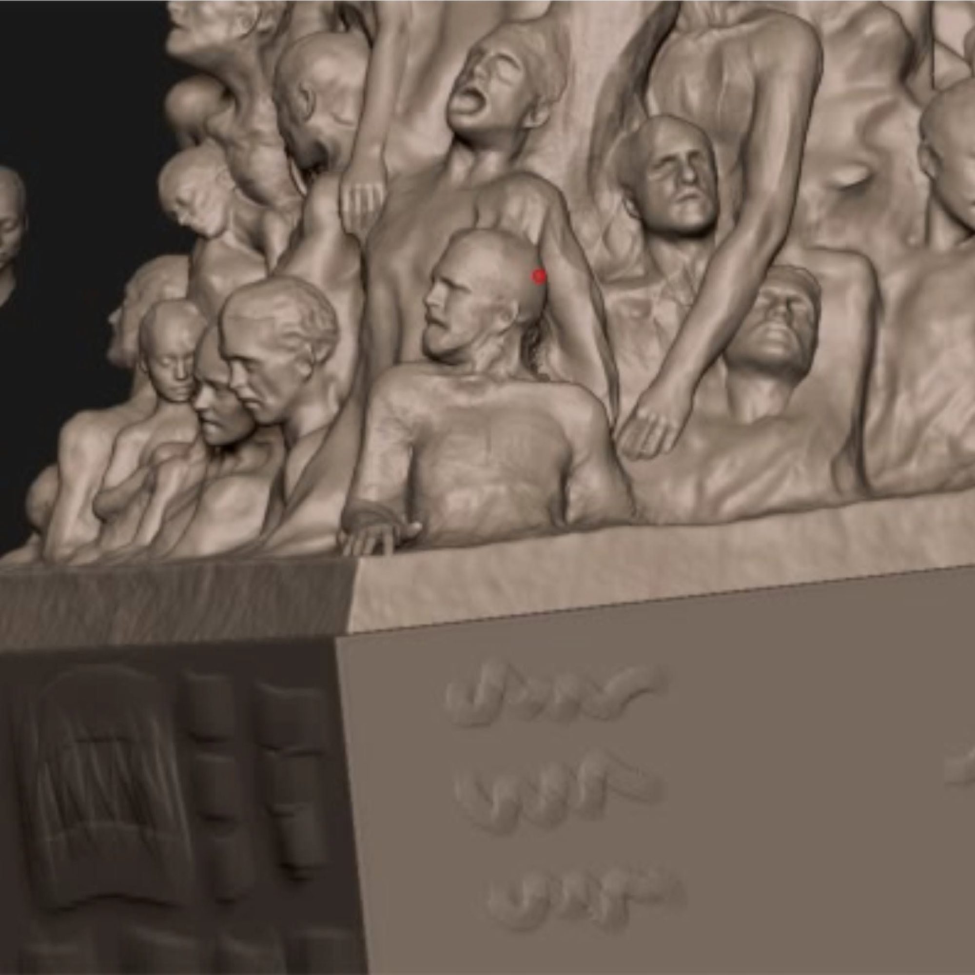 Chronicle of National Mourning — Creating the 3D Pillar of Shame — 6 of 9