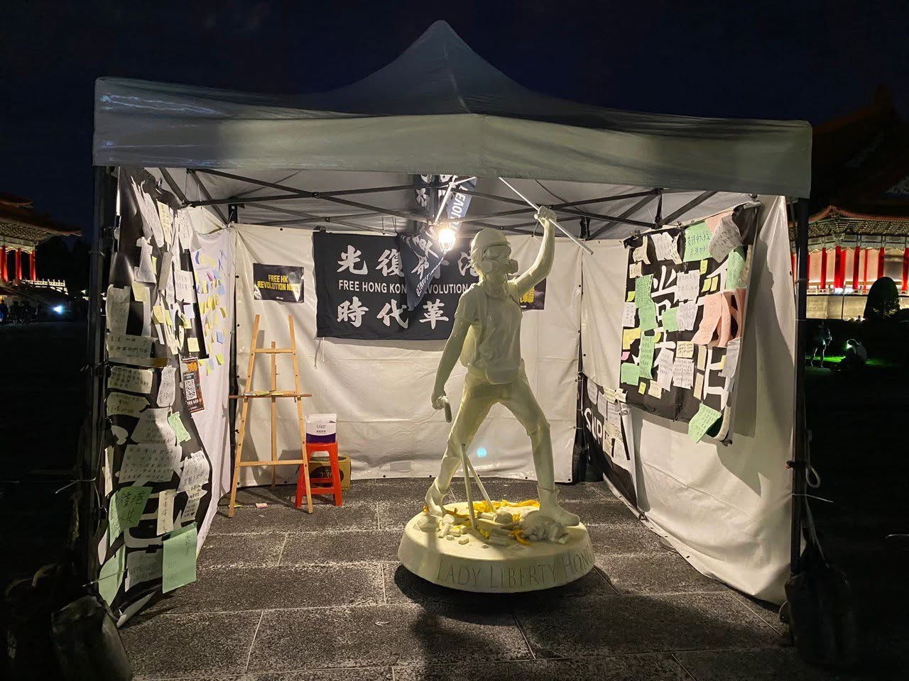 3D-Printed Pillar of Shame Appears at June 4th Commemoration in Taipei — 3 of 3