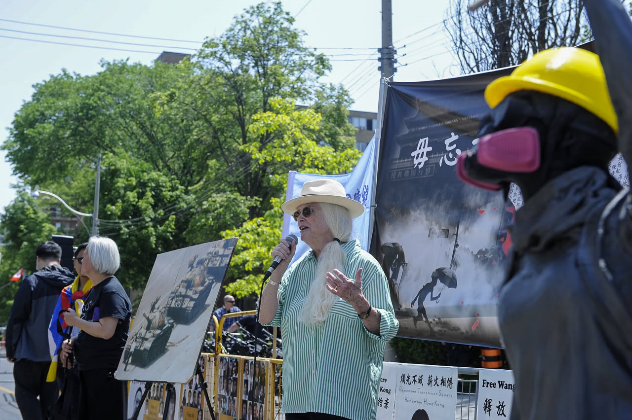 Toronto Rally Outside the Chinese Consulate Before June 4th — 6 of 7